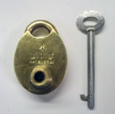 Minature padlock and key